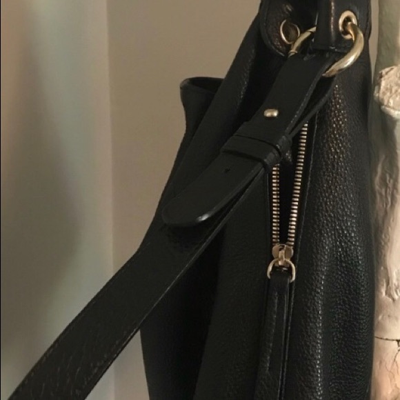 Furla Black Cross Over Hobo Bag/ Purse! - Picture 3 of 5